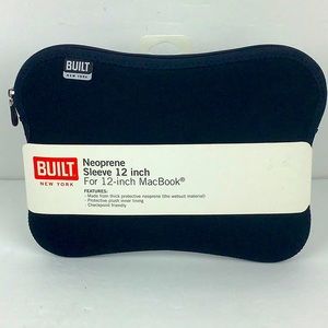Built New York Neoprene Sleeve 12”by 8” for 12” MacBook